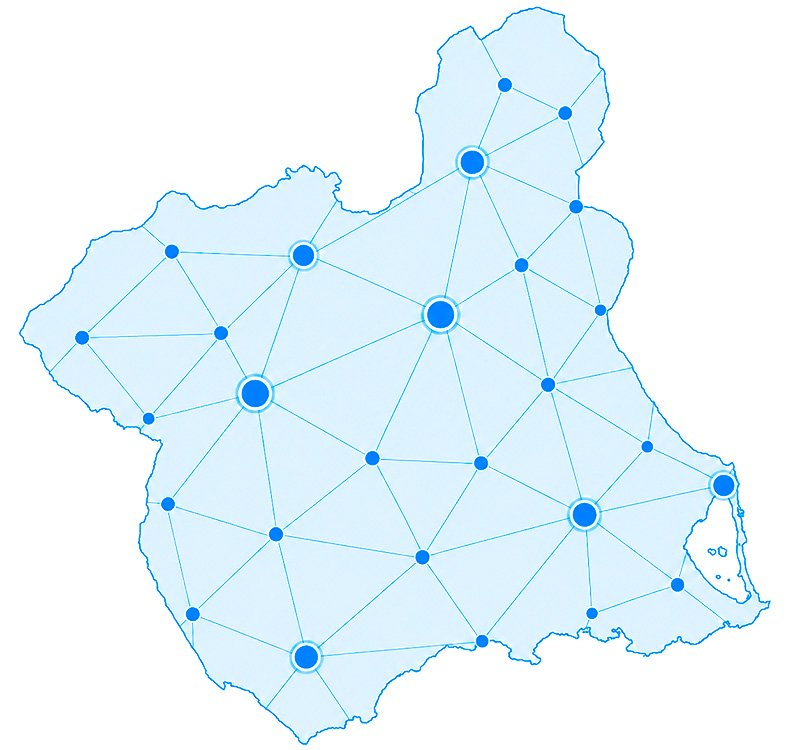 Mapa Regi�n de Murcia